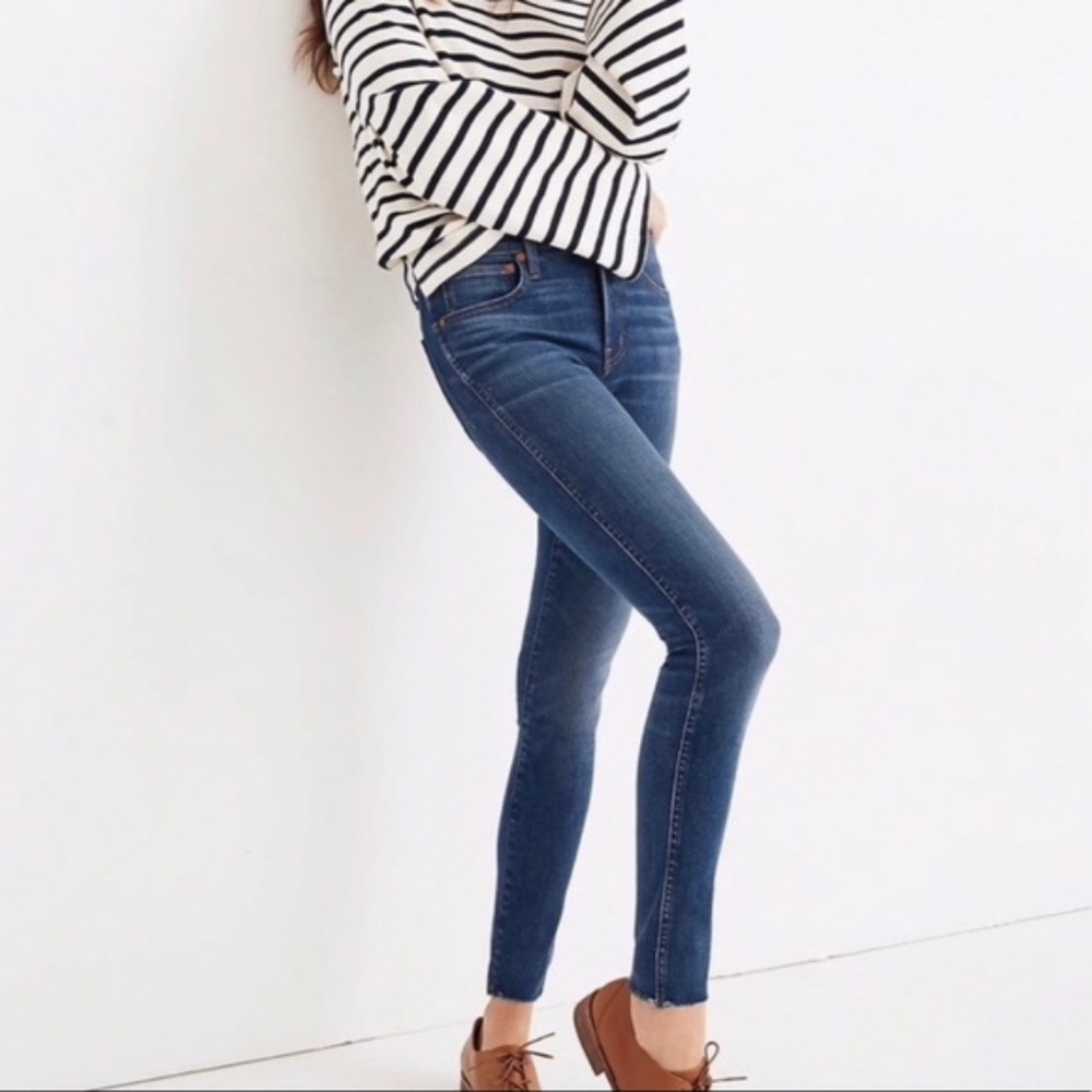 Madewell 9-Inch High Rise Skinny Jeans - Size 28